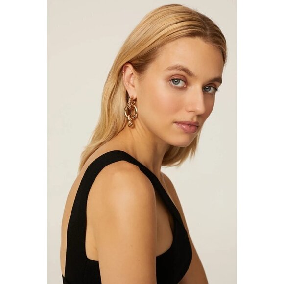 Dannijo Louisa Earrings Gold Womens Size OS - Picture 3 of 9